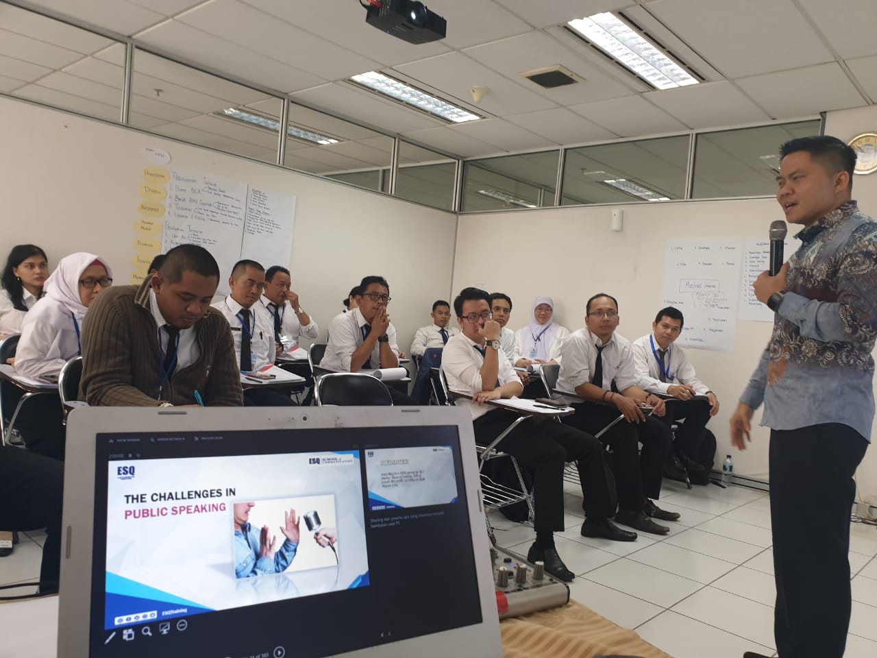 training public speaking, badan pajak dan retribusi daerah, pemerintah provinsi dki jakarta, act consulting