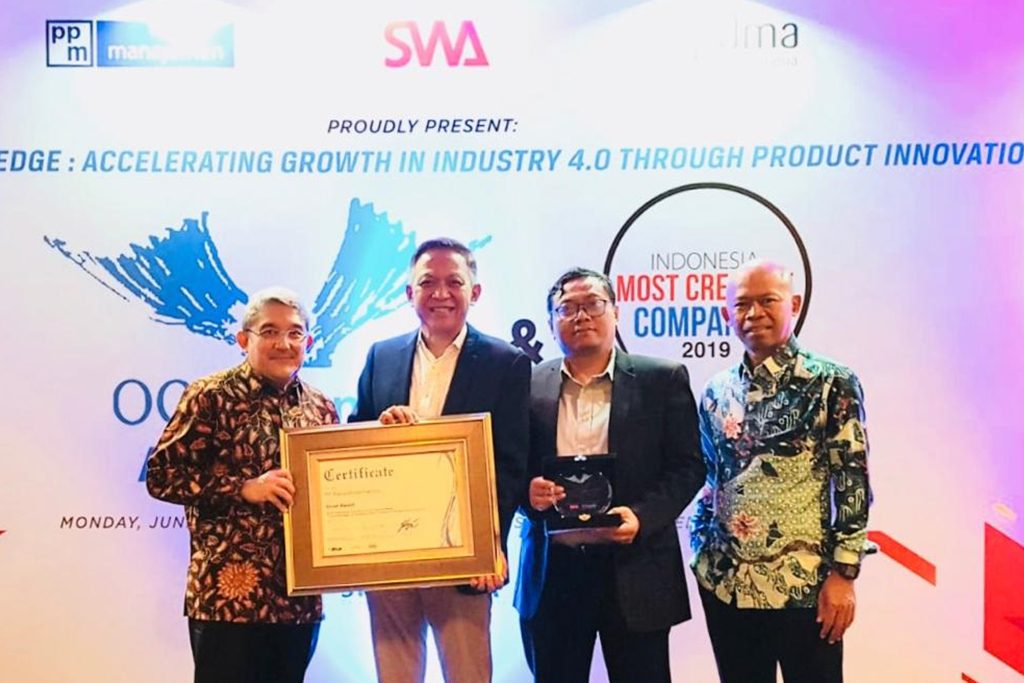 Ucapan Terima kasih Kepada ACT Consulting dari PATRIA Atas Prestasi Raih The 5th Outstanding Corporate Innovator Indonesia Award